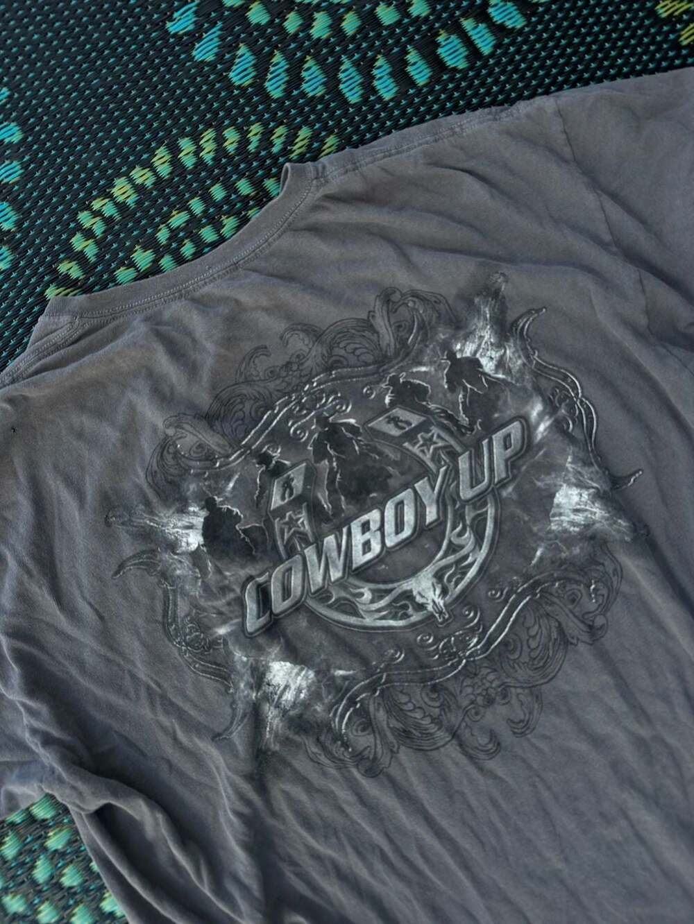 Y2K “Cowboy Up” T-shirt XL no tags